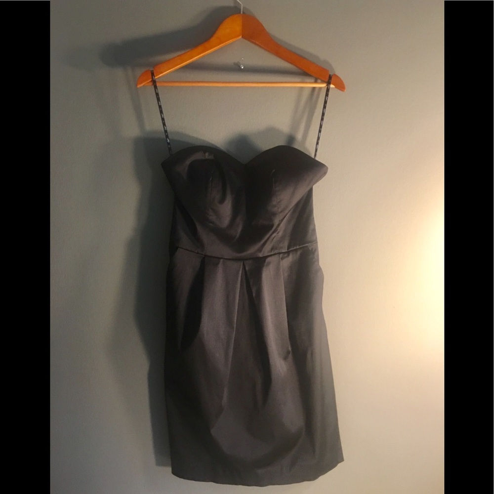 Candies Mini Black Strapless Sweetheart Dress